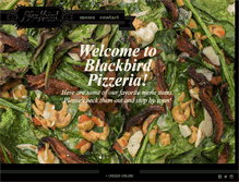 Tablet Screenshot of blackbirdpizzeria.com